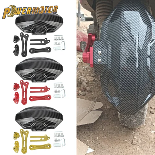 Guardabarros Universal ajustable de aleación de aluminio para rueda trasera de motocicleta para Yamaha Honda Kawasaki Suzuki CFMOTO superior y más