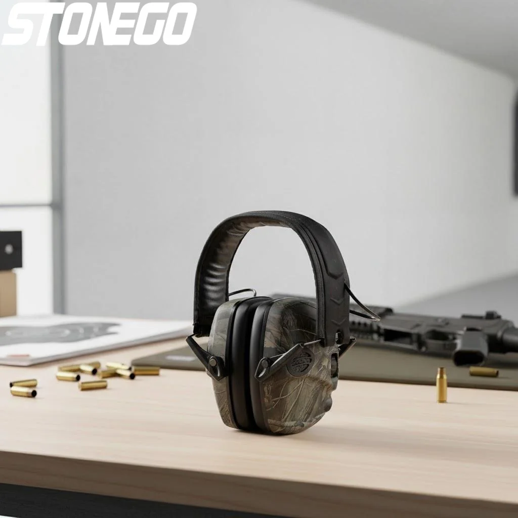 

Outdoor Tactical Electronic Shooting Earmuff Noise Cancelling Headphones Sound Amplification Hearing Protection Foldable Design