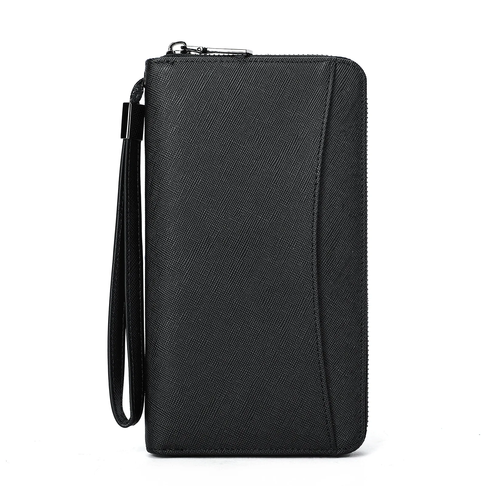 

Men's Genuine Leather Long Wallet, Large Capacity Multi-Card Holder