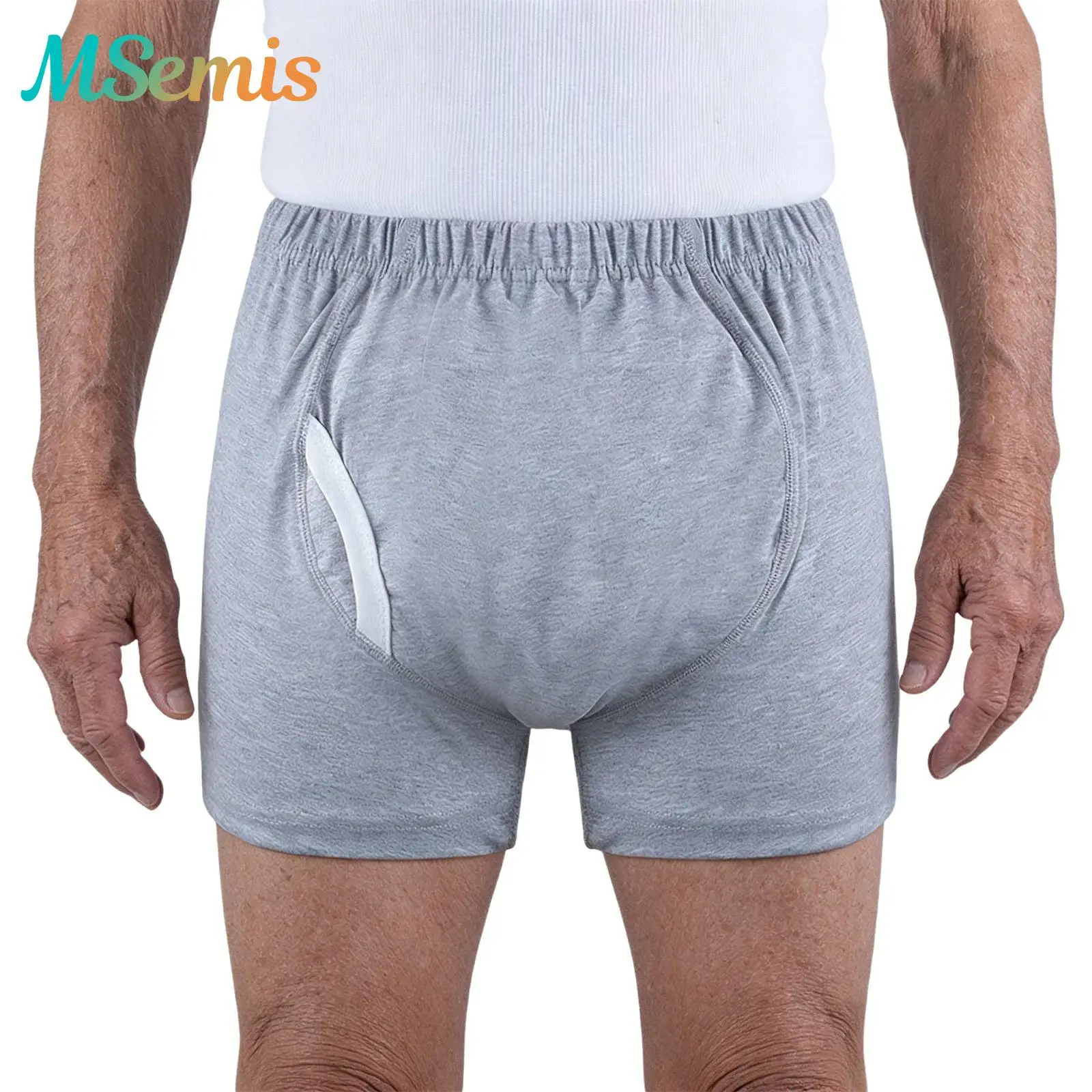 

Многоразовые моющиеся адаптивные трусы-подгузники для мужчин, защитные шорты от протеканий для пожилых и лежачих больных, для особых потребностей