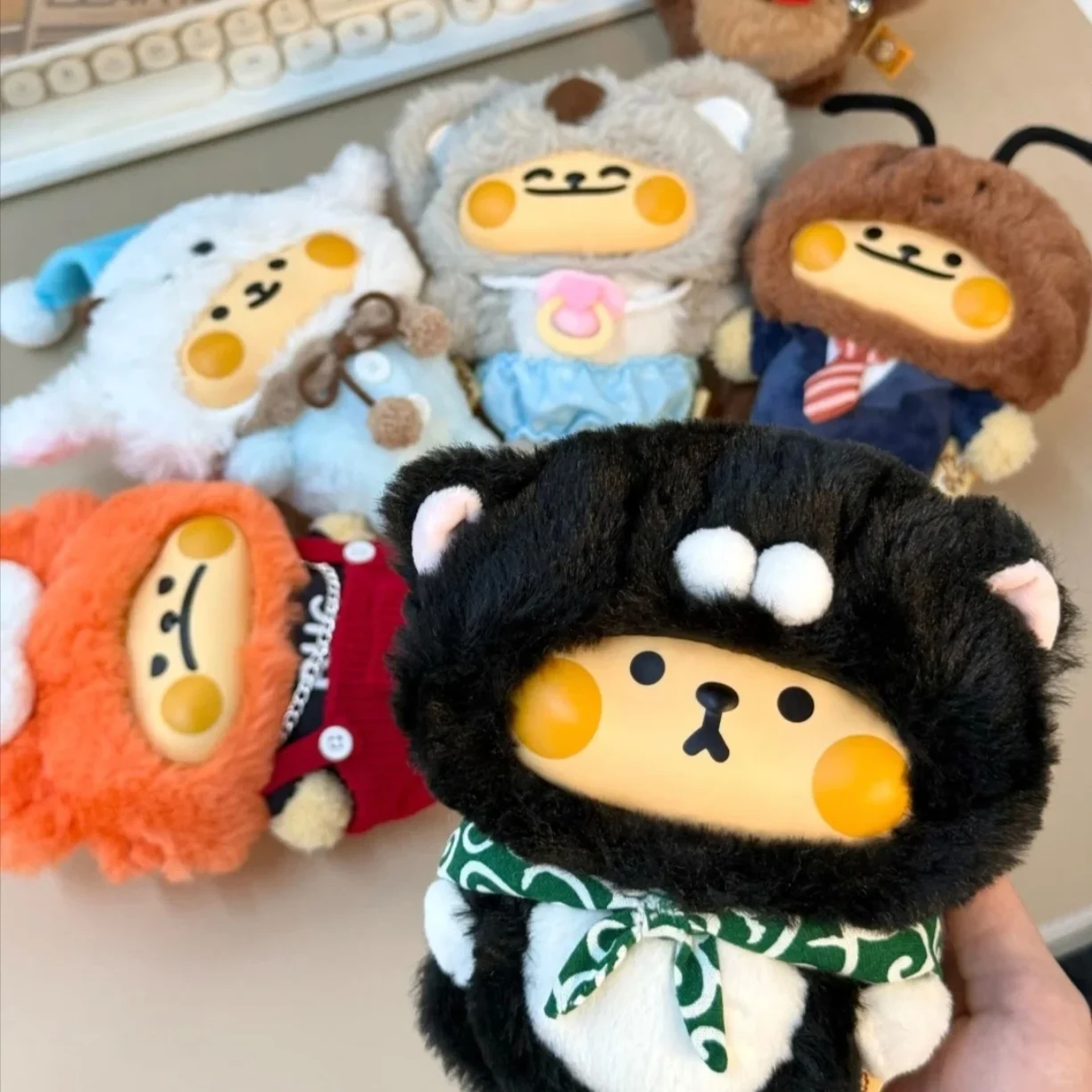 

Original New Bag Pendant Teddy Bear Insect Vinyl Plush Toy Trendy Play Blind Box Abstract Insect Figurine Birthday Gift Toy