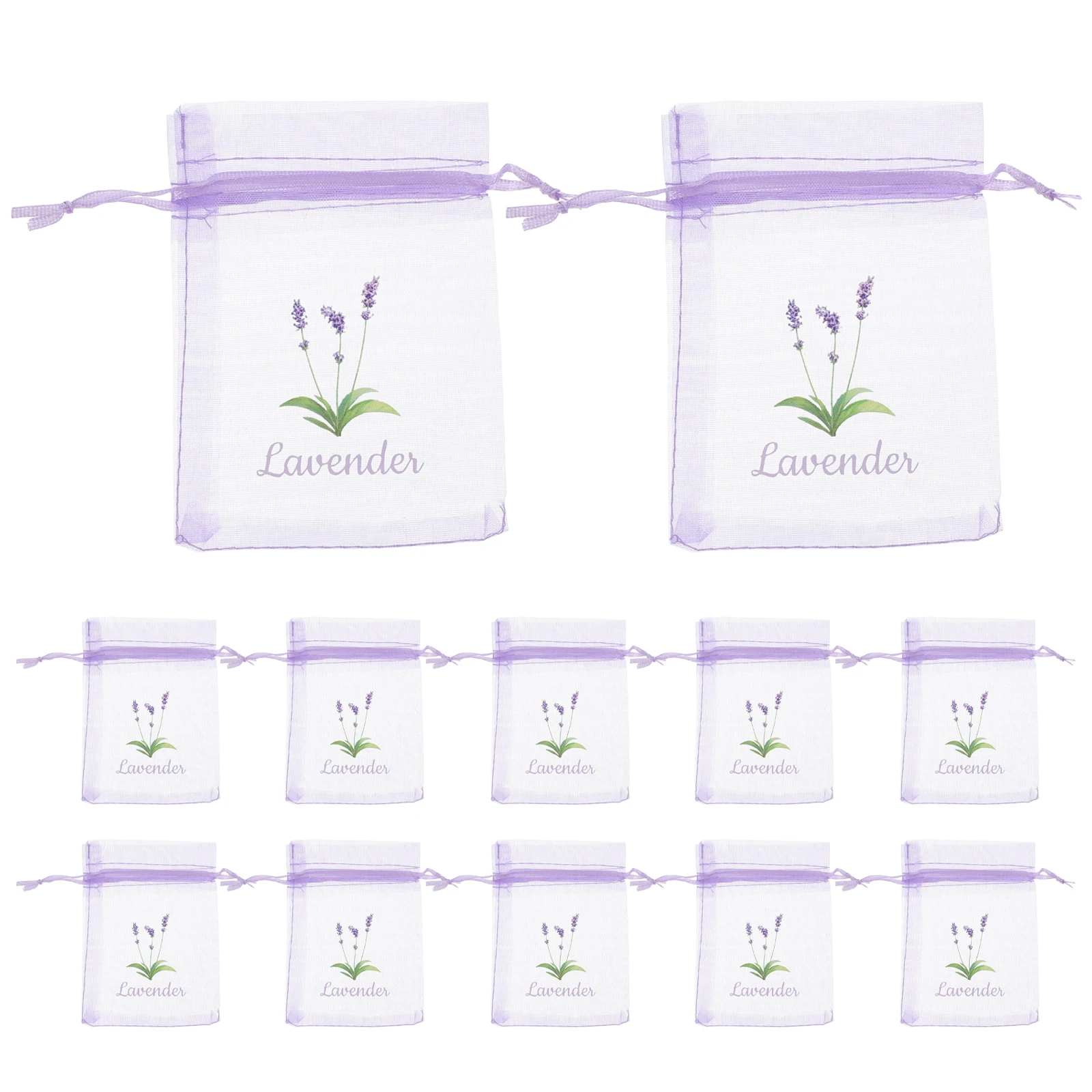 

20 Pcs Empty Sachet Bags Lavender Gauze Drawstring Bulk Fragrance Storage Wedding Home Travel Closet Deodorizers sachet pendant