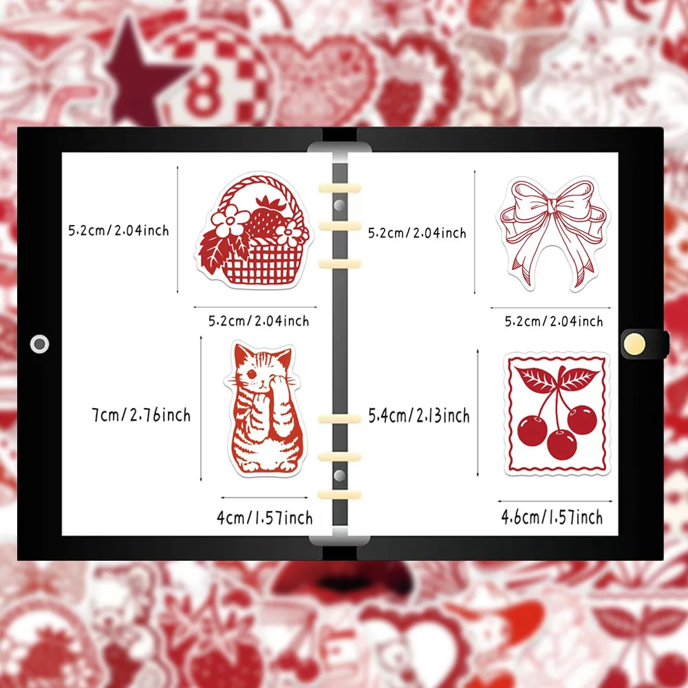 

10/50 шт. креативные красные забавные наклейки на День святого Валентина с героями мультфильмов, чехлы для телефонов, чашки для воды, подарочные пакеты, украшения для багажа, справочники