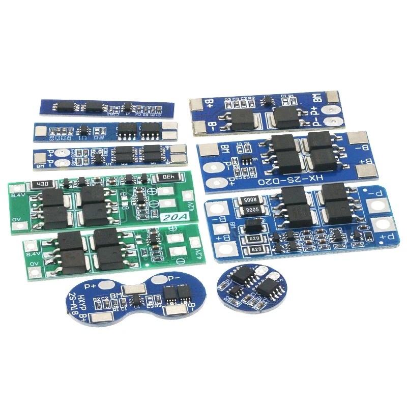 2S 3A 4A 5A 8A 10A 13A 20A 7.4V 8.4V Li-ion 18650 Lithium battery protection board / BMS board Standard / Balance