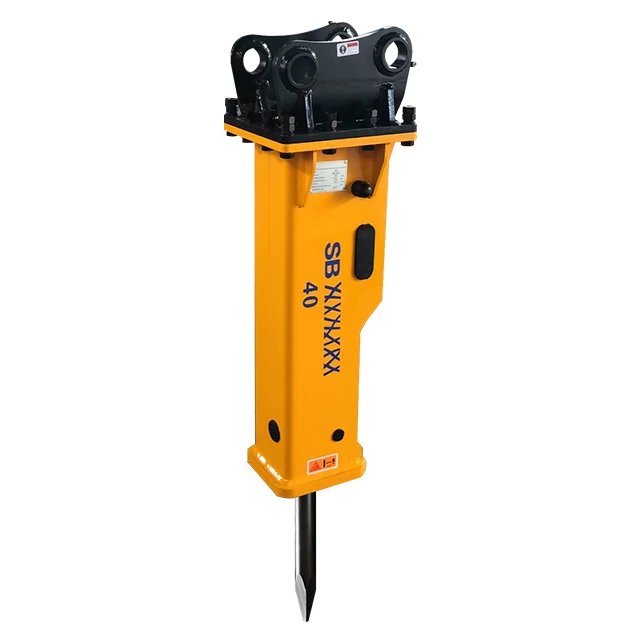 Customization Martillo SB40 Box Silenced Type Hydraulic Rock Hammer Breaking For Mini Excavator