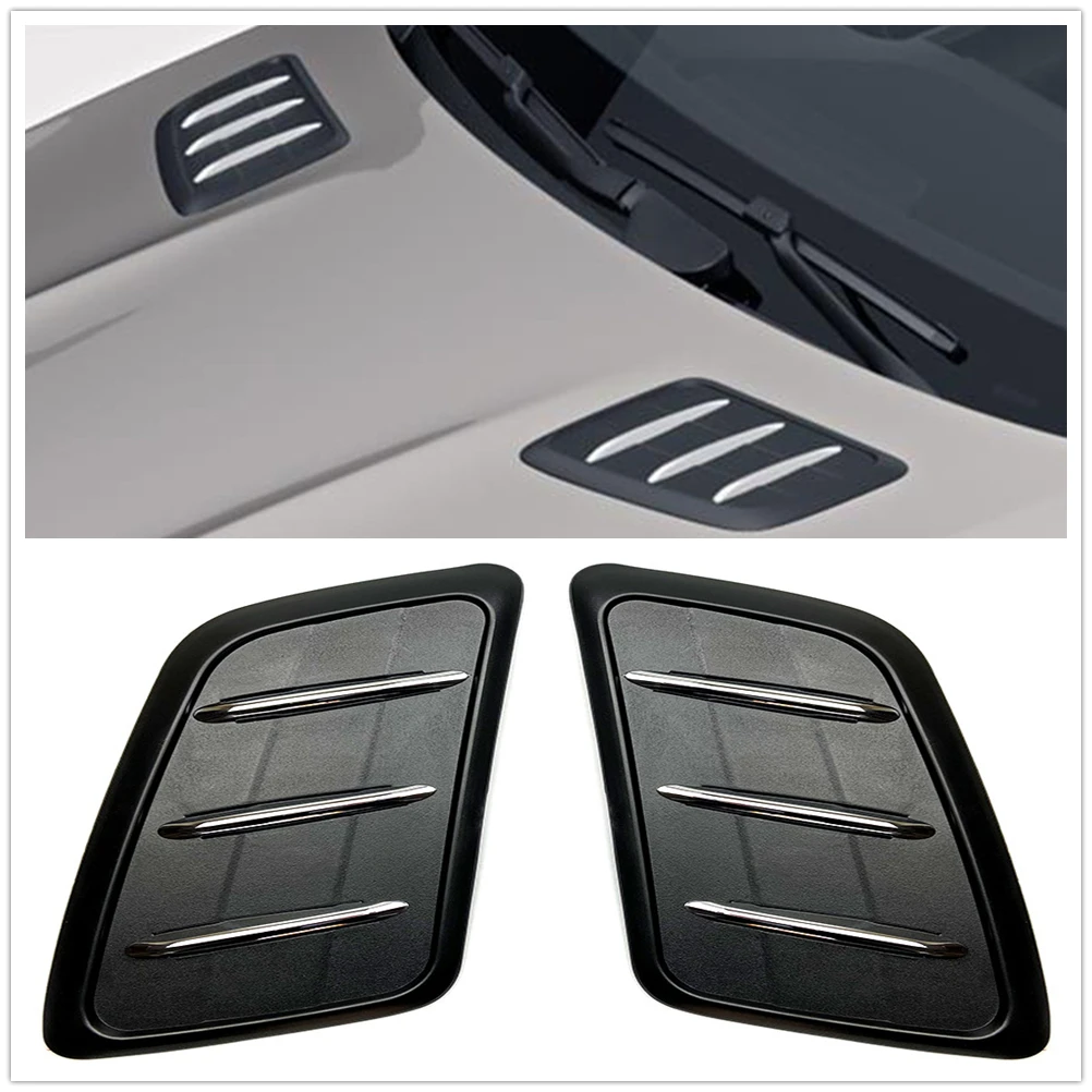 

2PCS Engine Vent With Adhesive Tape Cover Frame Strip For Mercedes Benz GLE W167 2019-2023