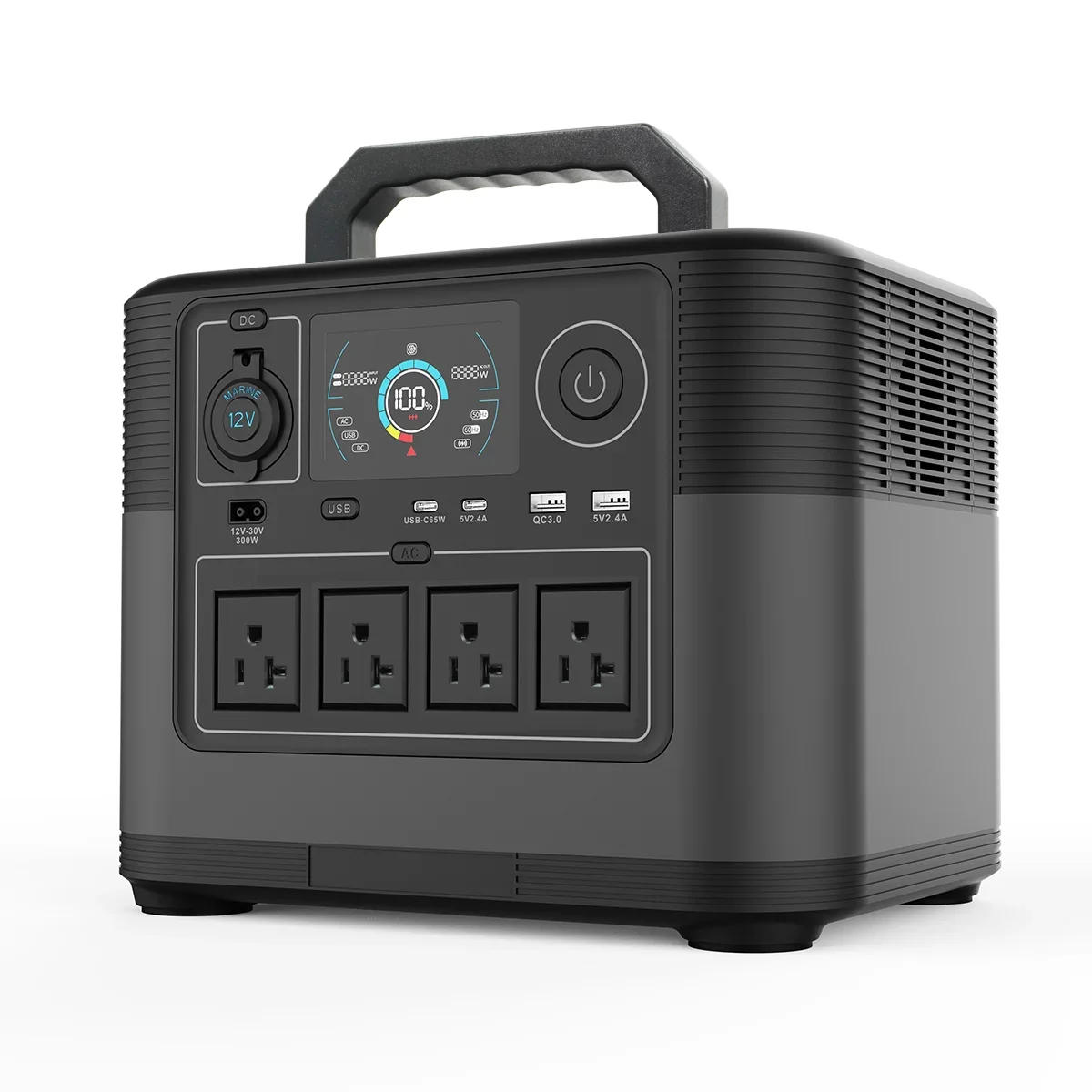 Manufacturer Portability Solar Generator Backup Lifepo4 Rechargeable 1200w Portable Power Station EU US JP Africa Plug