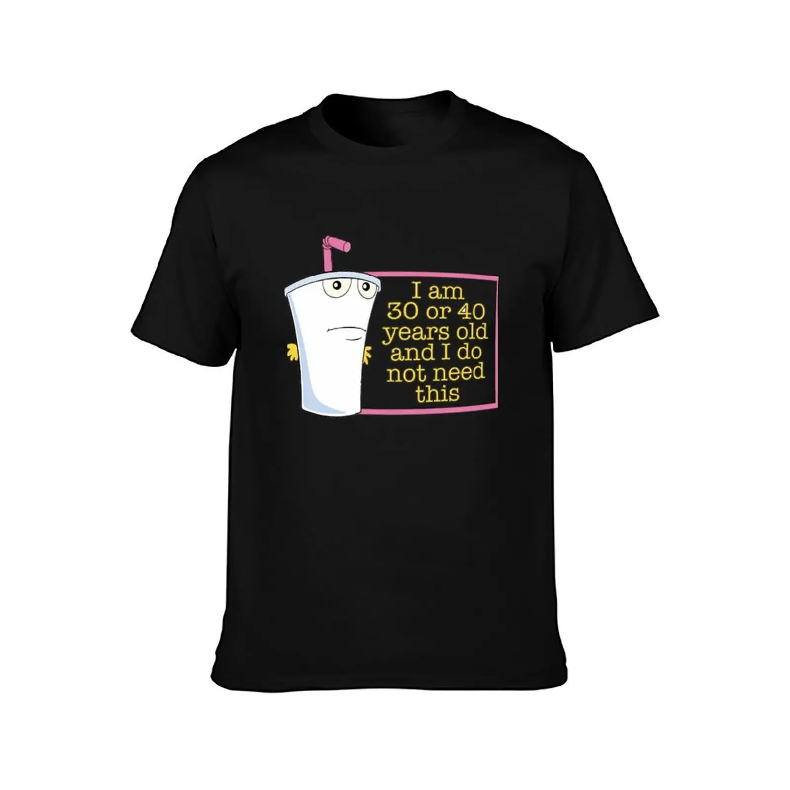 Vintage Aqua Teen Hunger Force T-Shirt Christmas Casual Tee Shirt T-Shirt