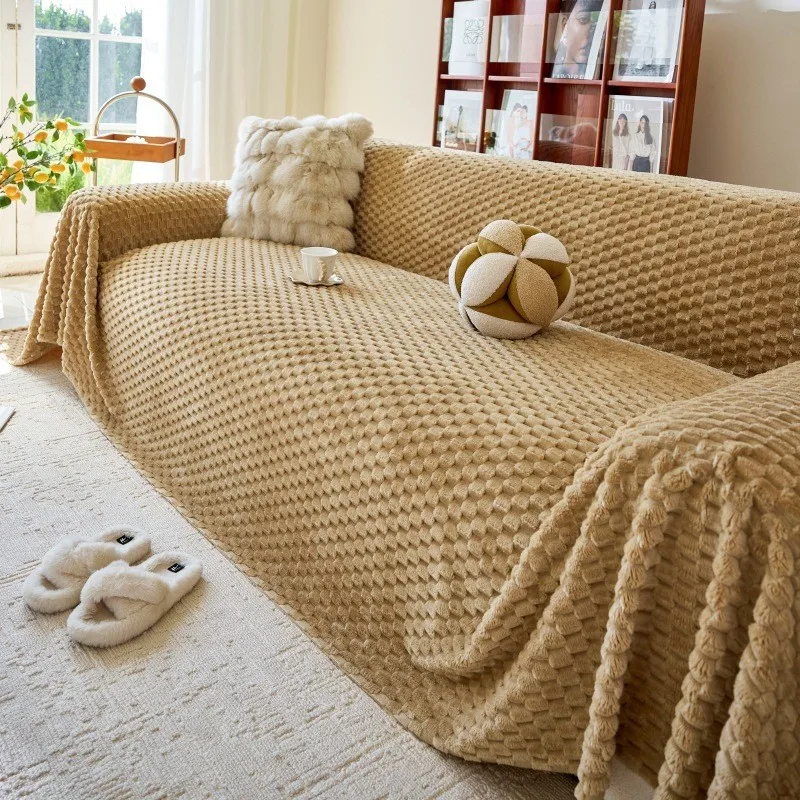 solid-color-plush-sofa-cover-universal-anti-cat-scratch-seat-towel-one-piece-full-coverage-blanket-cushion-home-decor