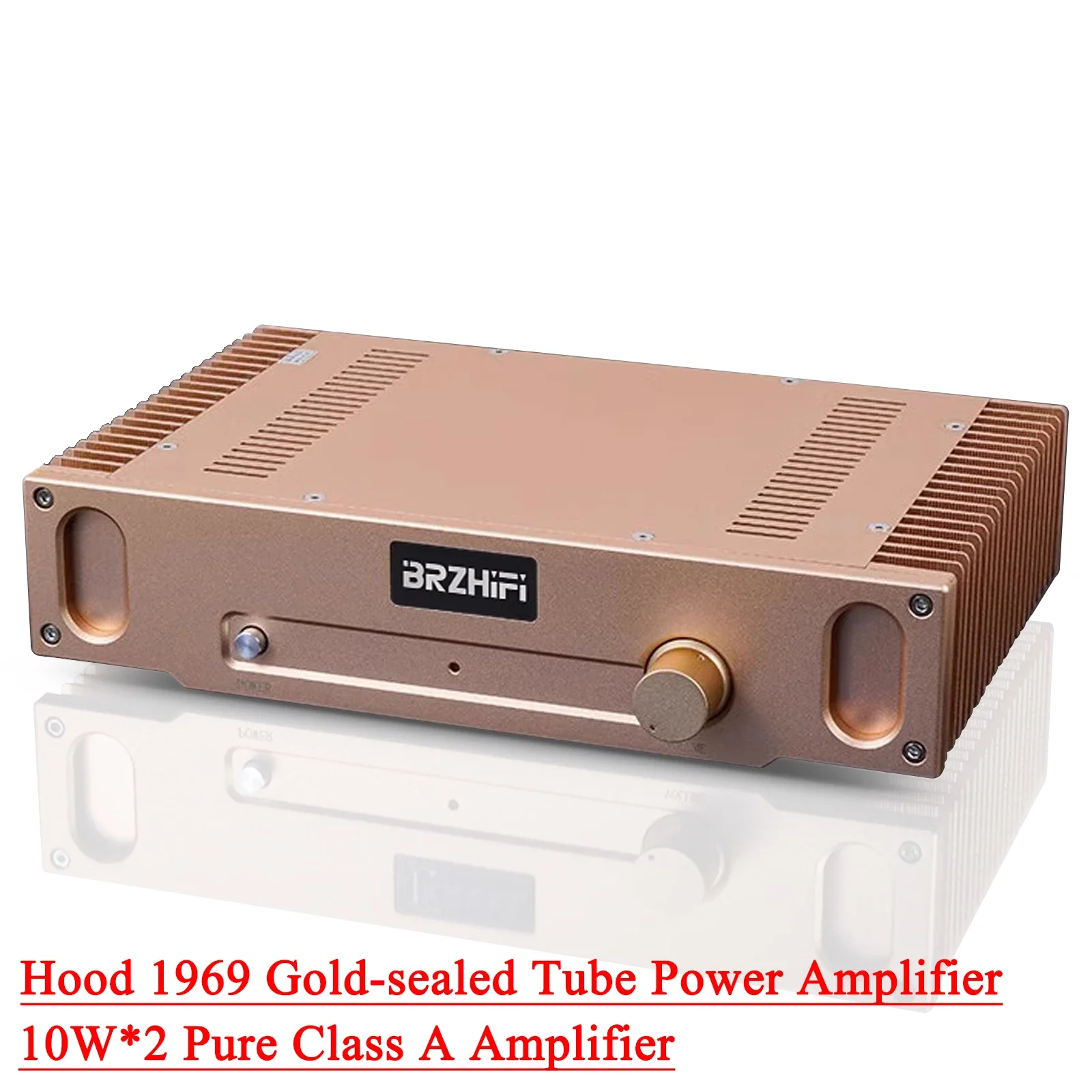 SUQIYA Hood 1969 10W*2 Gold Seal Small Class A HIFI Power Amplifier Complete Machine Pure Class A Fever Grade