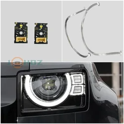 JHDZ 주간 조명 DRL LED 보드, DRL 가이드 플레이트 튜브 스트립, 2021 2022 2023 디펜더 헤드라이트 OEM CML-G5M3