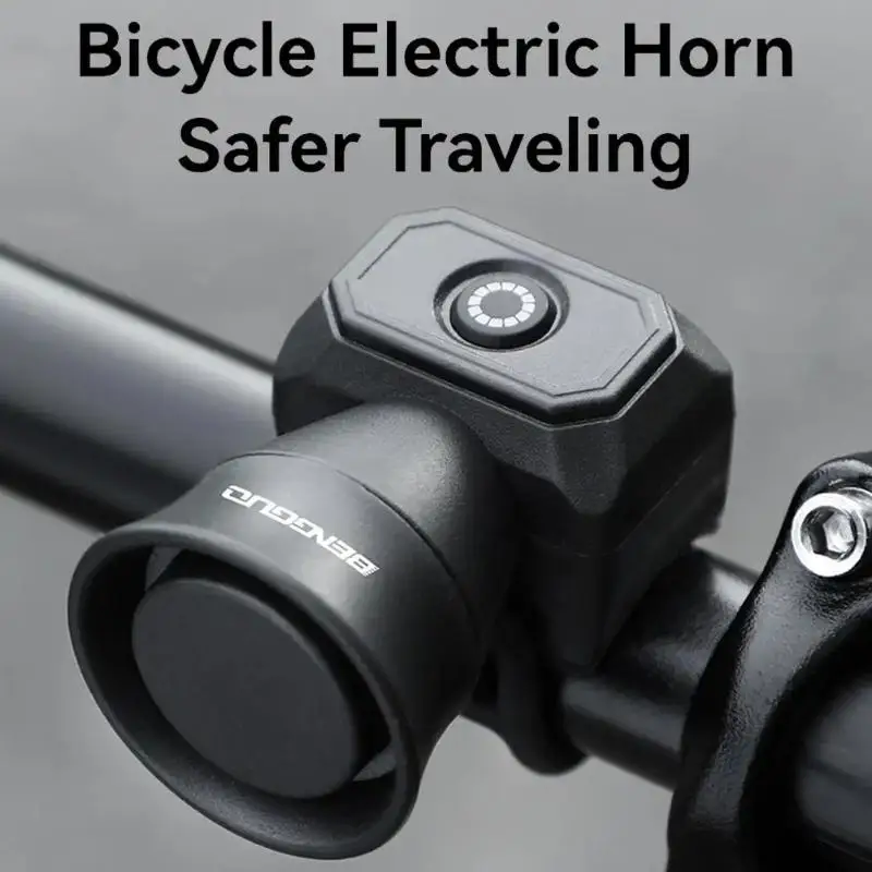 Electric Bicycle Horn 120DB Super Loud Sound IP4 Waterproof Type C Rechargeable For Road Mountain Biking Daily Commute▪ view 5