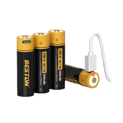 AA lithium battery 3500mWh toy KTV battery 1.5V constant voltage fast charge USB rechargeable battery 14500 battery