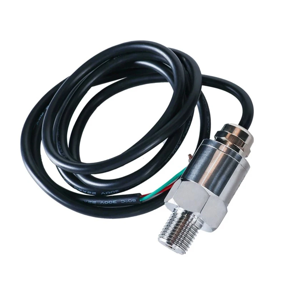 60MPa Pressure Transmitter, 4-20mA Output, High Accuracy Remote Pressure Sensor, Stainless Steel IP65, G1/4 Thread, 1m Cable