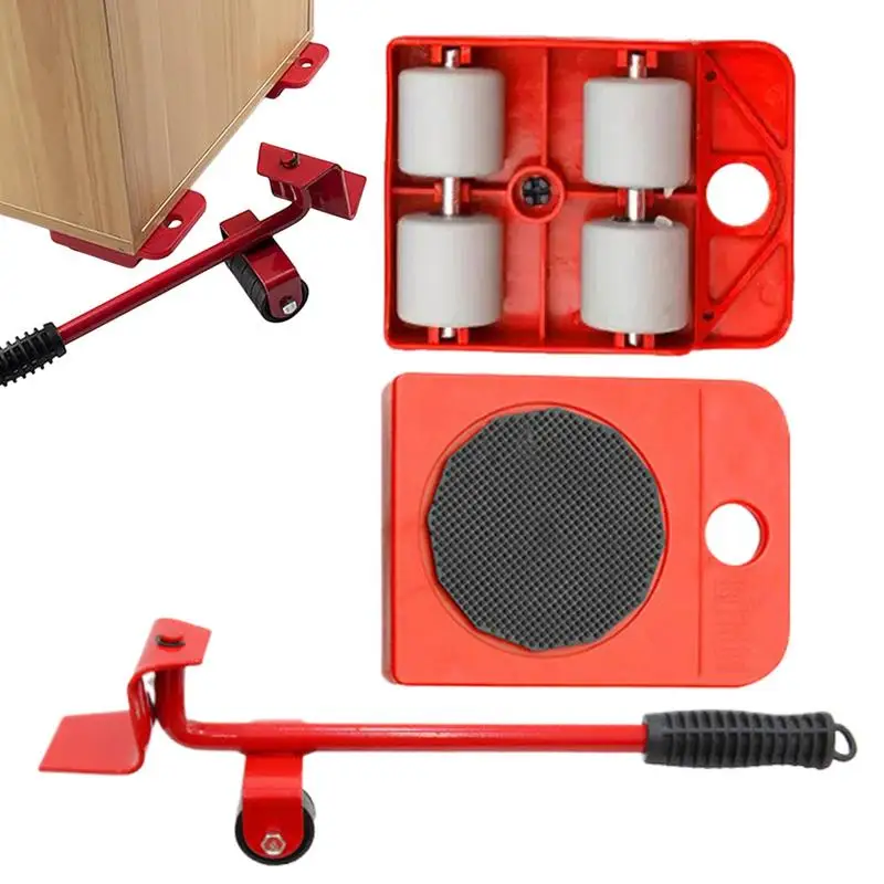 Furniture Rollers Heavy Duty Lifter Tool Rotating Wheels Multifunctional Appliance Lifters Sliders Lifting And Moving System For