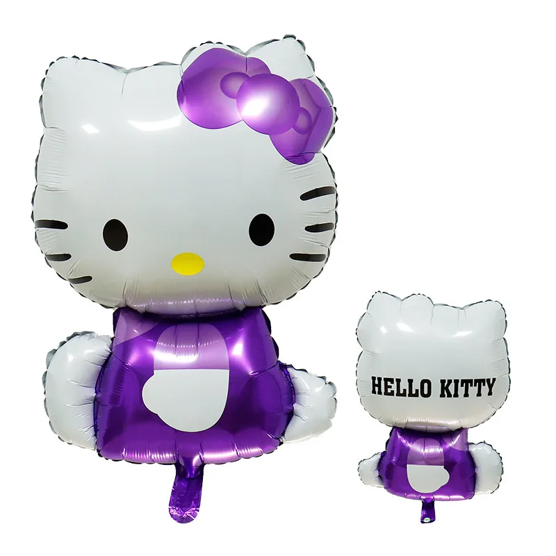 Duży balon 110cm duży uroczy balon Cartoon Hello Kitty zabawka balony urodzinowe imprezowe dekoracje dziewczyna prezenty dla dzieci balony