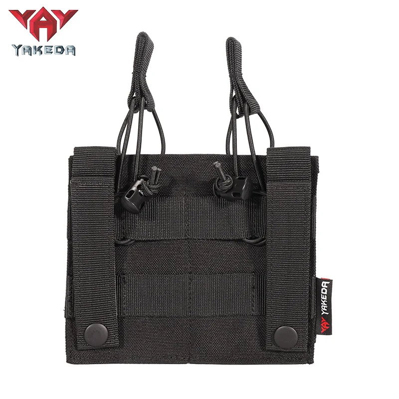 YAKEDA Tactical Duplex Magazine Pouch Accessory Pouch Multifunctional Military Fan Belt Pouch molle