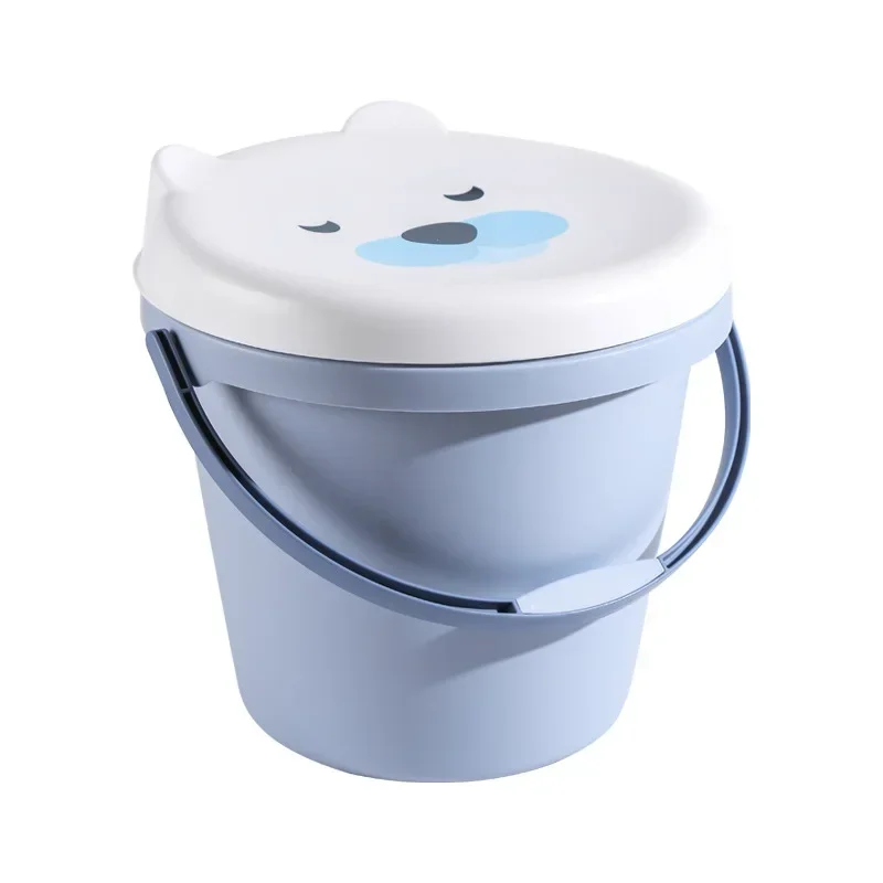 Cartoon multi-functional children's storage stool can seat people, toys, snacks, sundries, storage, sorting box