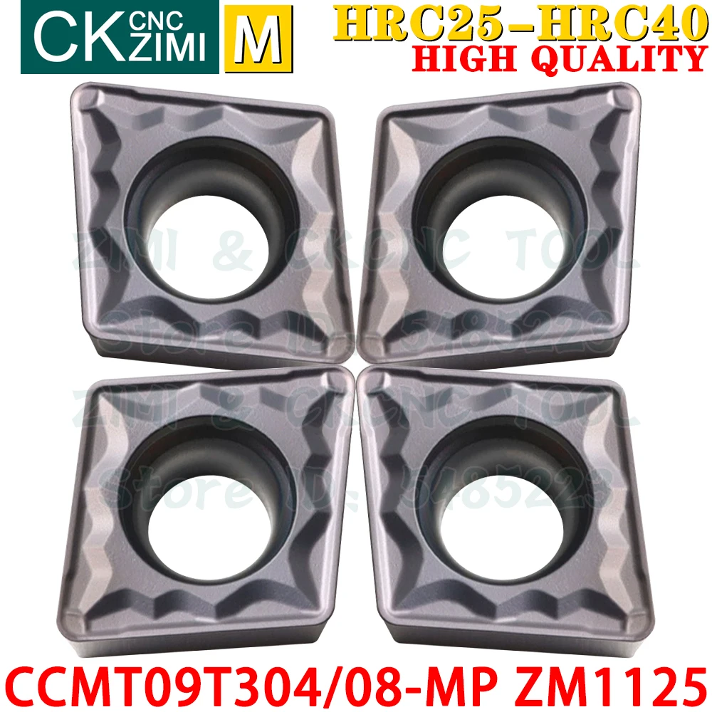 

CCMT09T304-MP CCMT09T308-MP ZM1125 Carbide Inserts External Internal Turning Inserts Tool CCMT 09T3 CNC Metal Lathe Cutter Tools