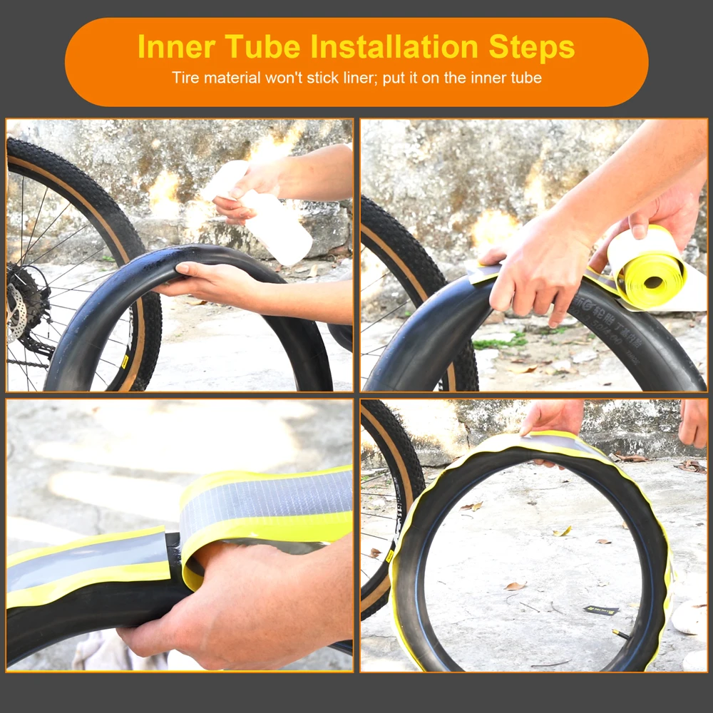 Fahrrad-TPU-Reifenpannenschutz, selbstklebende Innenreifen-Schutzauflage für Rennrad, MTB, Fatbike, 23-110 mm – Detail 10