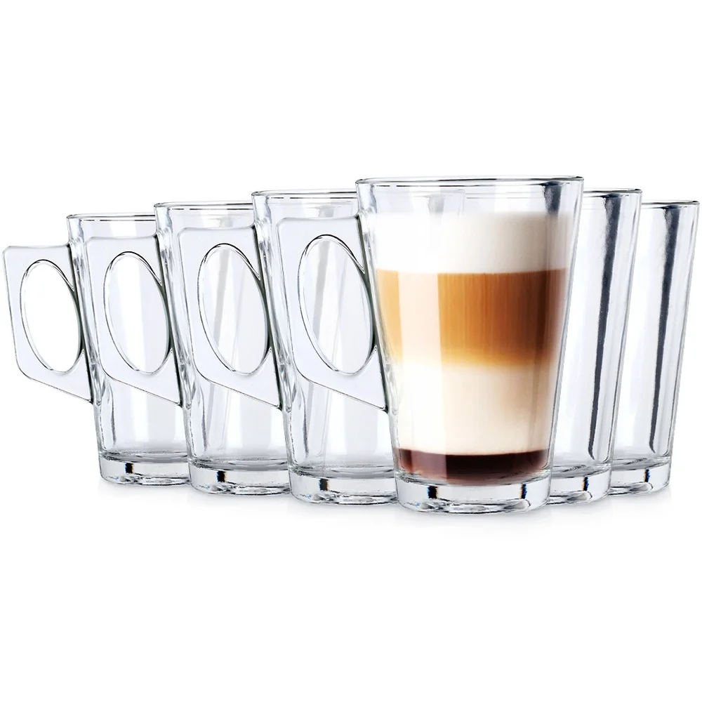 Koffie Latte Glazen 255 Ml 6 Stuks