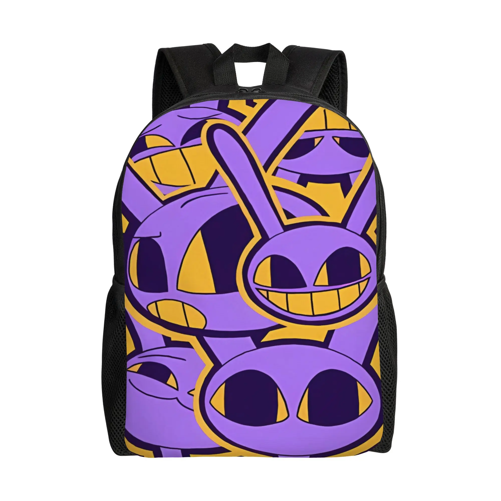 Jax Cartoon Digitals Circus Thermal Backpack  Men Polyester Travel Backpacks Large Kawaii High School Bags Rucksack