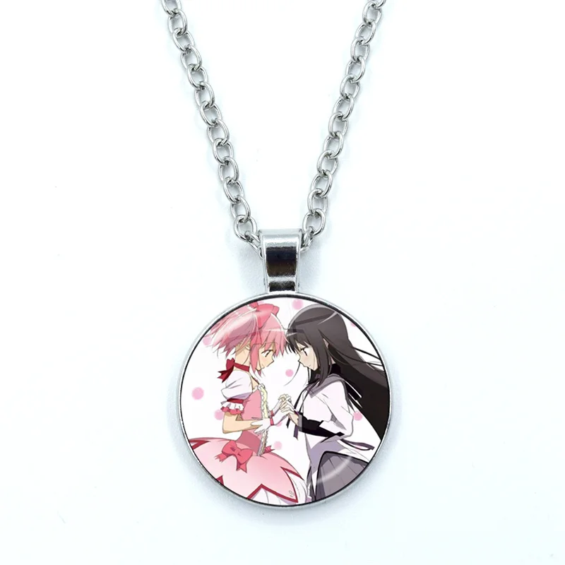 Puella Magi Madoka Magica Cúpula De Vidro Pingente, Kaname Madoka Cosplay, Cabochão Jóias De Cristal, Moda