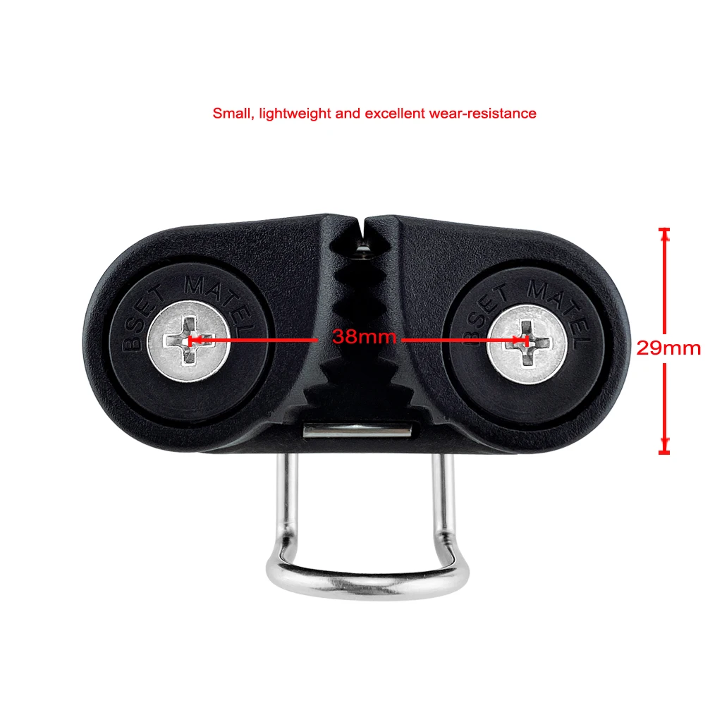 

Double Nylon Ball Clamp with Leading Ring Card Line Machine Automatic Rope Clamping Plate Pilates Equipment Boat Fast Entry Rope
