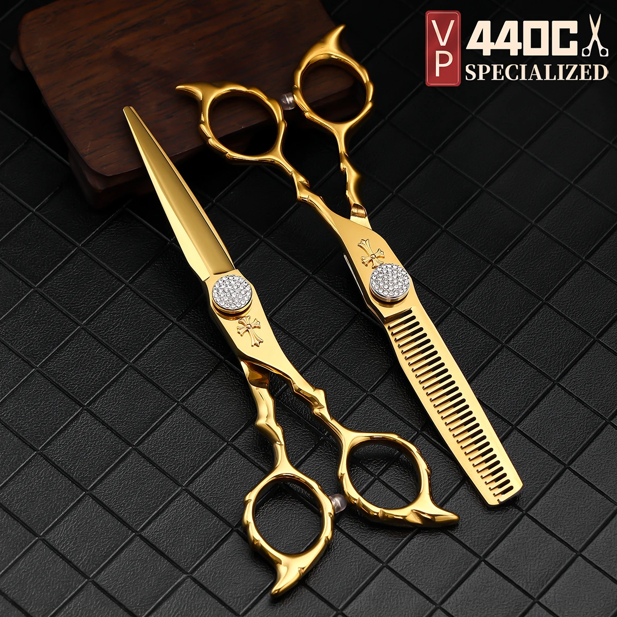 

VP 6Inch Hair Dressing Scissors Thinning Styling Tool Hair Hairdressing Scissor Barber Accessories Cutting For Salon Hairdresser