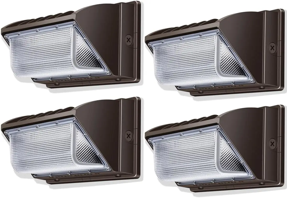 Paquete de pared de luz, 150w, resistente al agua, 5000K, 21000lm, 100-277V, equivalente a ahorro de energía, iluminación de pared LED comercial ultrabrillante para exteriores