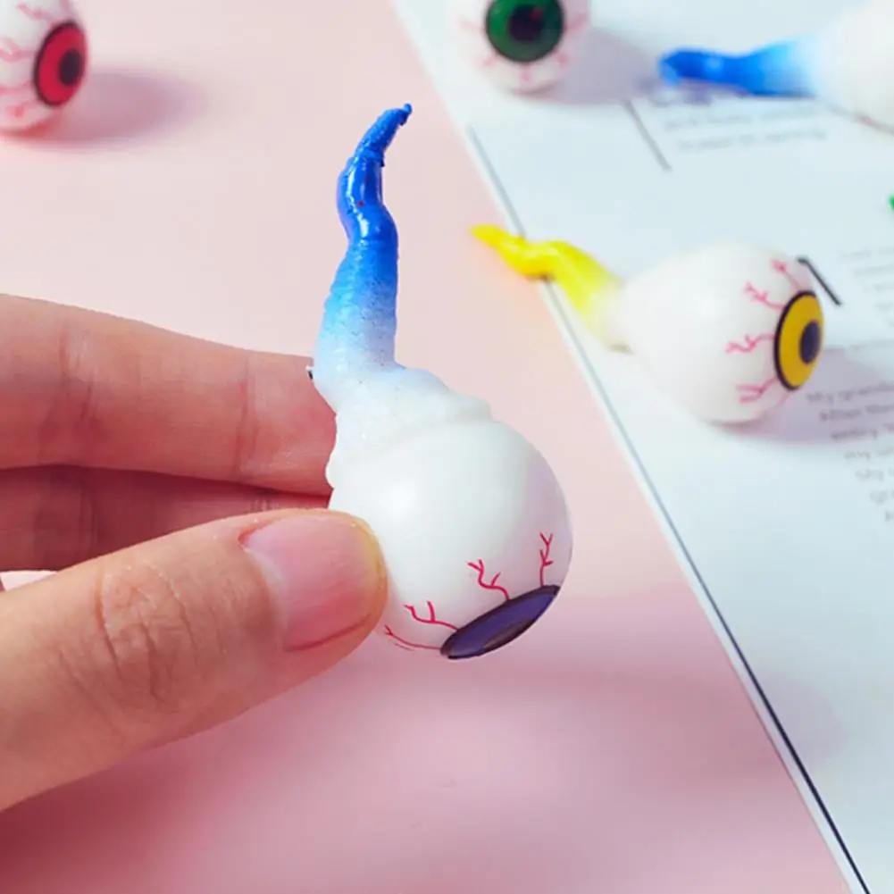 

Halloween Party Decoration 2pcs Halloween Eyeball Stress Relief Toys Soft Tpr Squeeze Balls with Fidget Prank Gadgets for Kids
