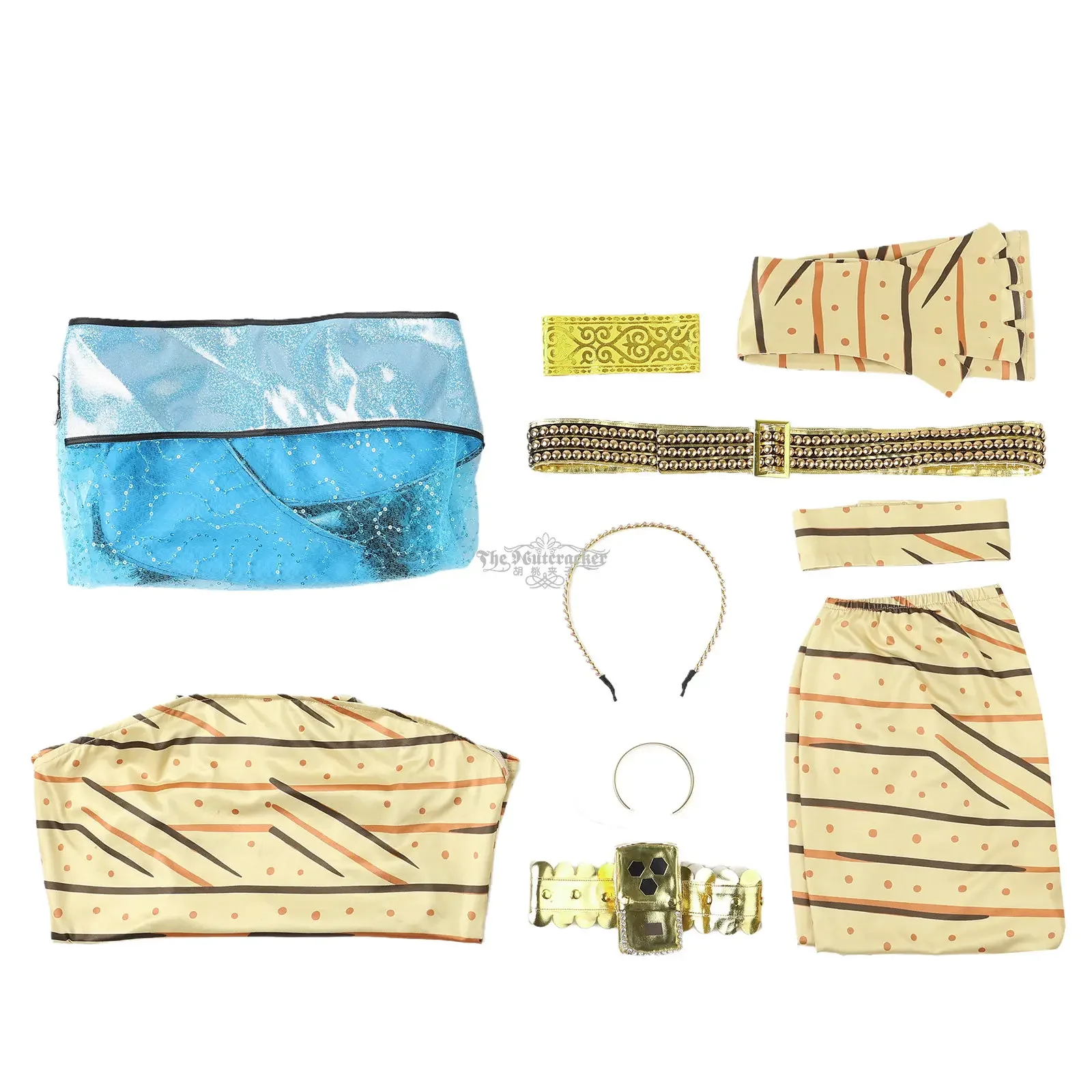 

Cleo de Nile Cosplay Costume Anime Party Role Play Halloween Outfits Onicos