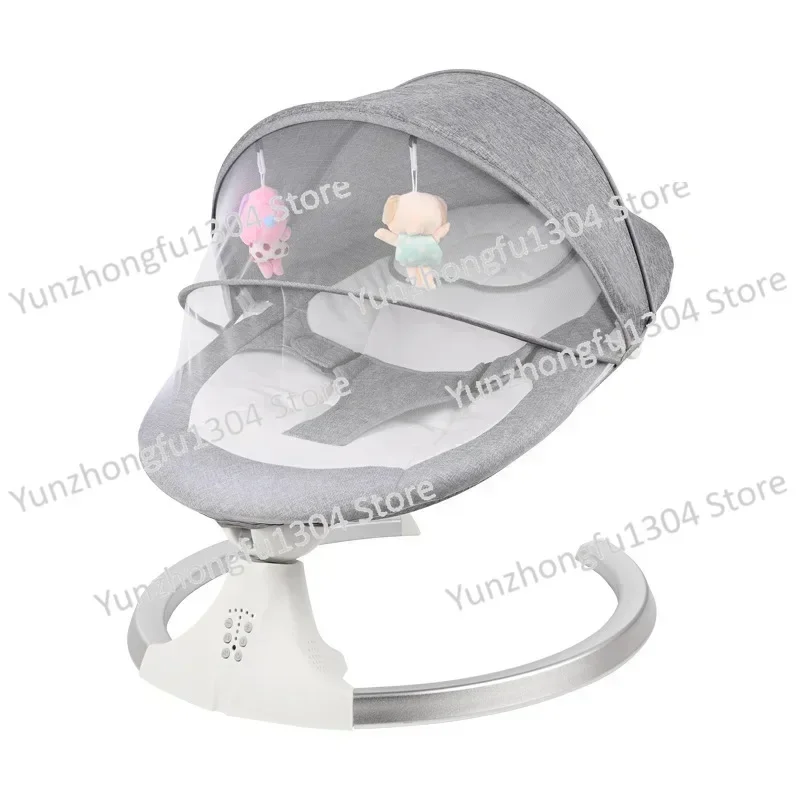 Baby rocking chair coaxing baby soothing chair can lie down and sit fully automatic