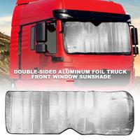 Truck Front Window Cover silver aluminum film Windshield Visor Cover Window Curtain Shade Sun Protector For RV Truck