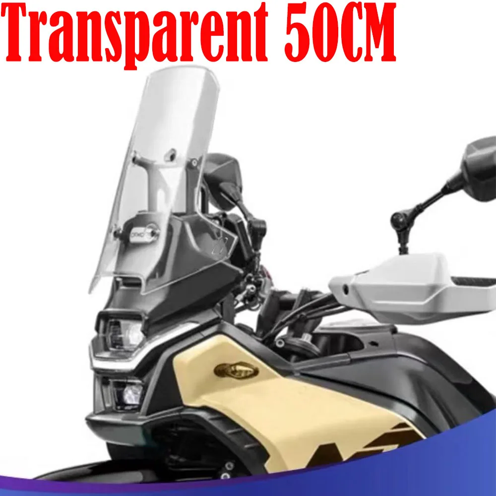الزجاج الأمامي للدراجة النارية DS900 X لـ Loncin VOGE Valico ds900x DS900X زيادة الارتفاع الزجاج الأمامي منحرف شاشة الرياح