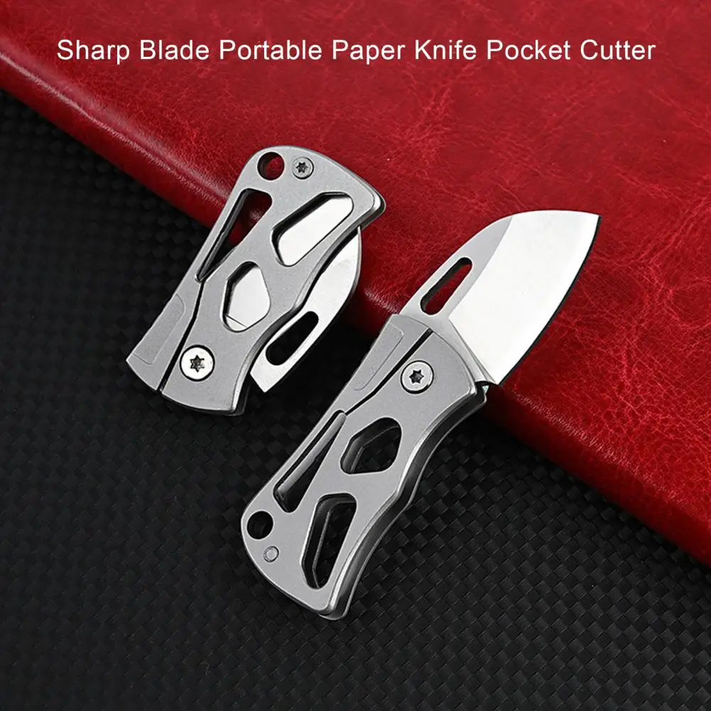 Portable Stainless Steel Shape Knife Camping Outdoor Survival Supplies Tools Foldable Pocket Knife Mini Knife Drop Shipping