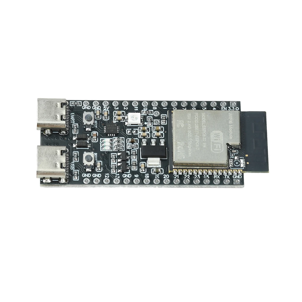 ESP32-C6 Entwicklungsboard WiFi 6 Bluetooth 5 RISC-V32 Stromsparendes IoT-Funkmodul für Smart Home und industrielle Anwendungen – Detail 17