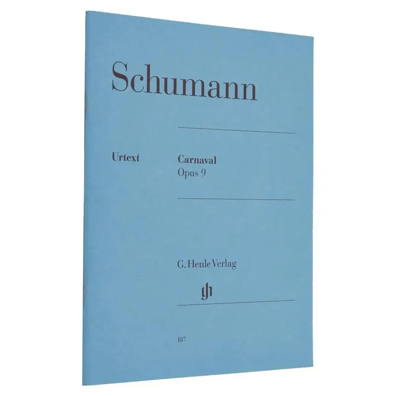 

HN187 Schumann Carnaval Op 9 Herttrich Ernst G Henle Verlag 9790201801872 Book