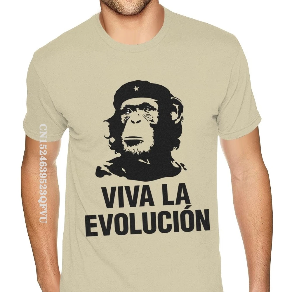 VIVA LA EVOLUCION - REVOLUTION Latest Tee Shirts Harajuku Male's Popular Cotton T-Shirt Japan Style Custom Wholesale