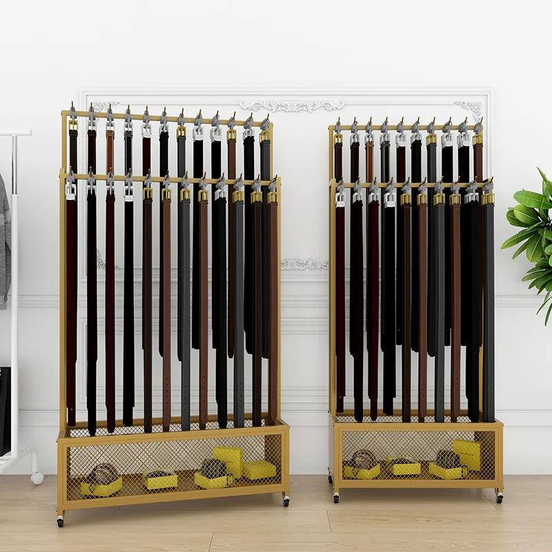Belt rack, belt display rack, multi-functional shelf, clothing store display rack, floor-to-ceiling multi-layer tie display rack