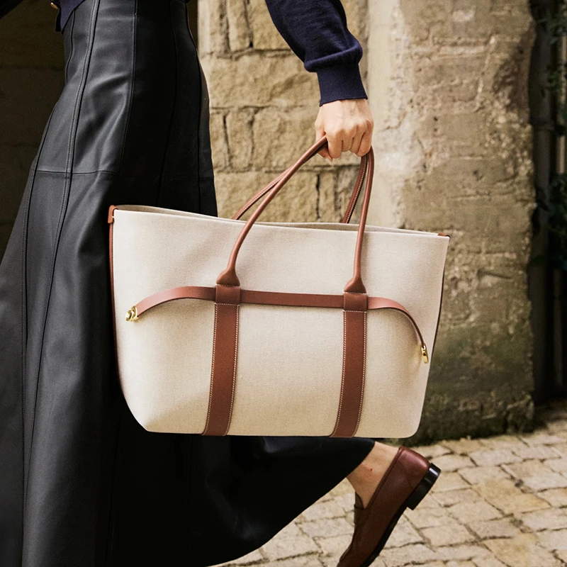 

Luxury Brand Design Cowhide Women Handbags Casual Genuine Leather Women Tote Bags With Wallets Old Money Aesthetic Bags Women