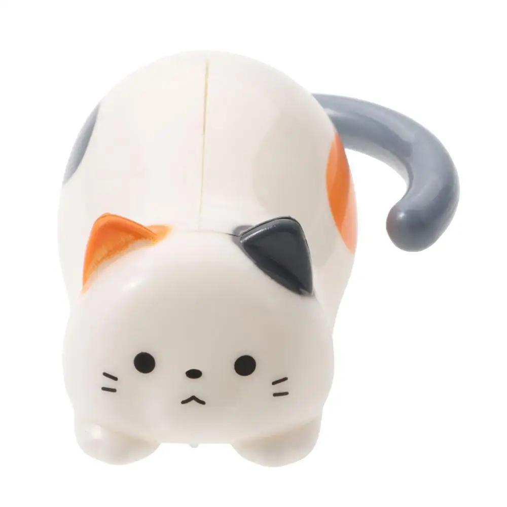 Novo bonito rolamento gato brinquedo alívio do estresse plástico relógio gatinho brinquedo móvel fidget brinquedo móvel ornamentos casa