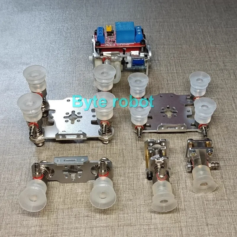 Artiglio meccanico della pompa a vuoto a ventosa con controller relè Kit fai da te per manipolatore del braccio del robot Artiglio Parte del braccio del robot programmabile
