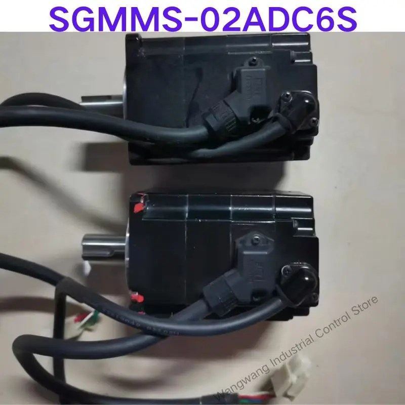Second-hand test OK , SGMMS-02ADC6S  servo motor