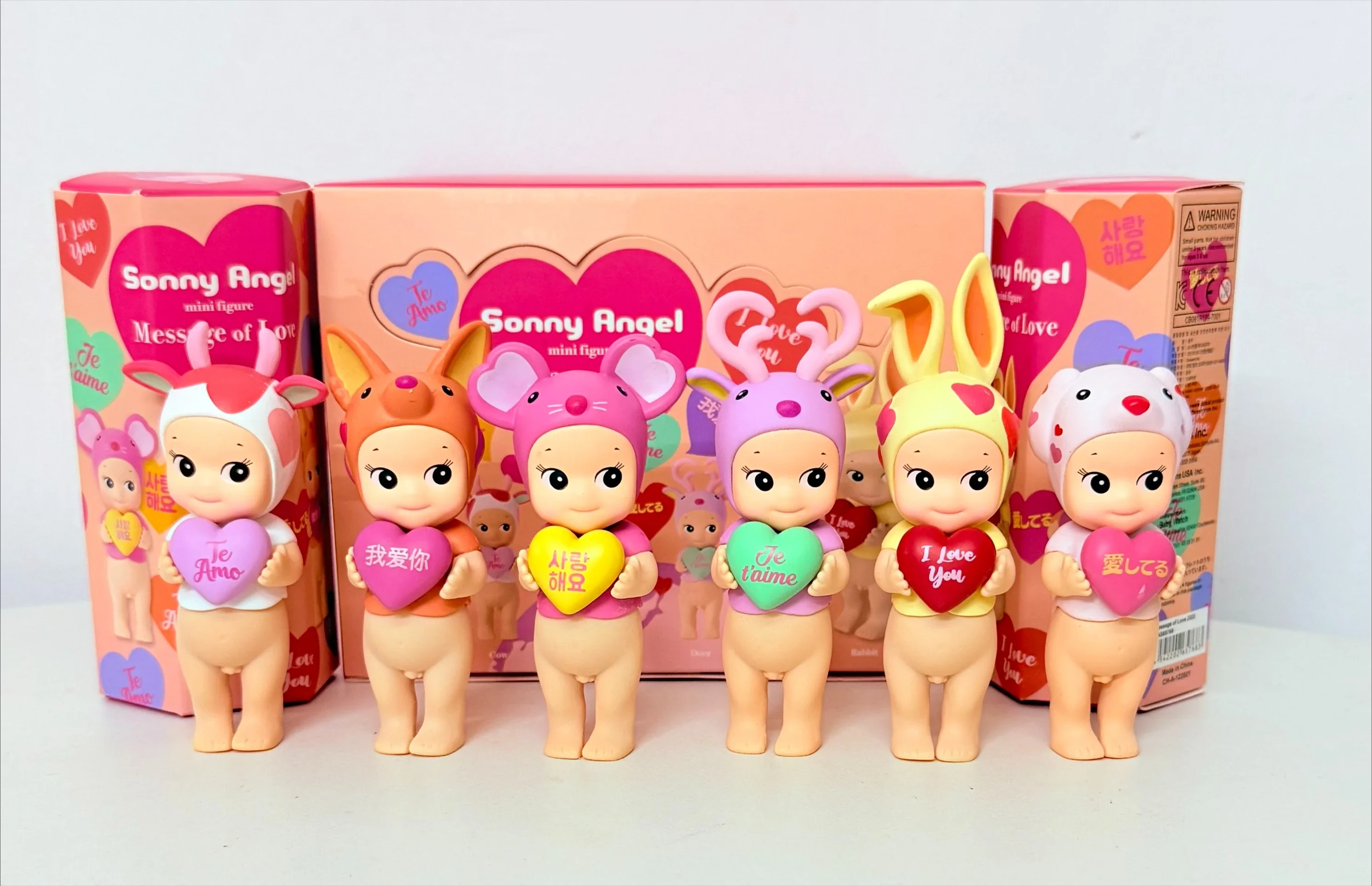 

6Pcs/Box Sonny Angel Message Of Love Limited Editions Blind Box Ornaments Doll Cute Fans Children Mysteries Gift Toys
