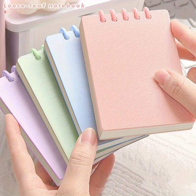 A7 Portable Pocket Notebook 160 Pages/80 Sheets Flip Style Mini Diary English Vocabulary Accounting and Planning Office Supplies