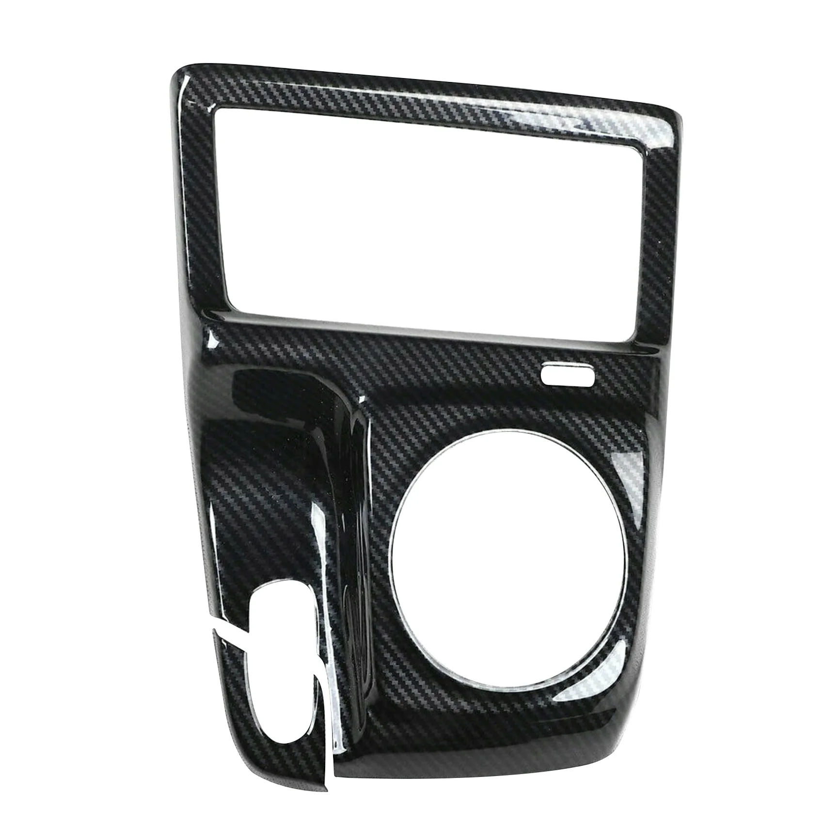 Embellecedor de cubierta de marco de cambio de marchas central Interior de coche, estilo de fibra de carbono, apto para Honda Civic 2006, 2007, 2008, 2009, 2010, 2011