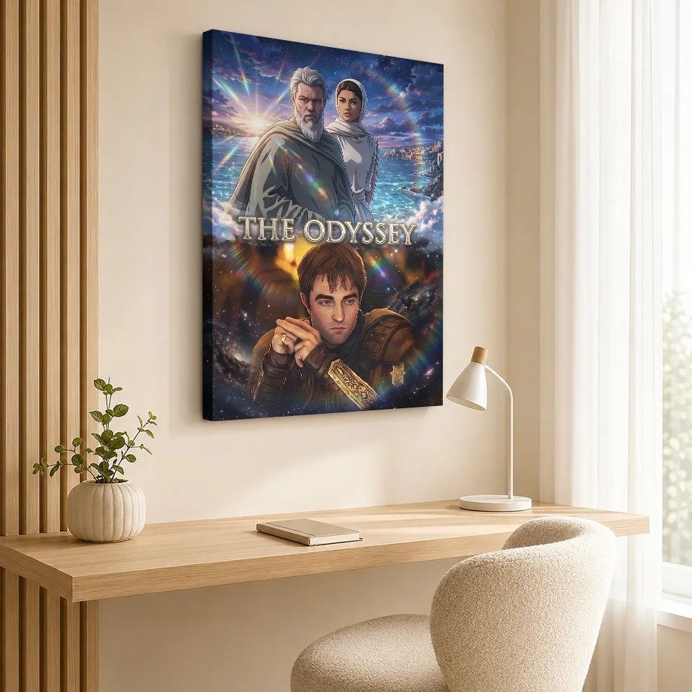 The Odyssey Movie  Shinkai Style Canvas Poster Personalized Photo Vintage Movie Canvas Wall Art for Home Theater Bedroom Decor