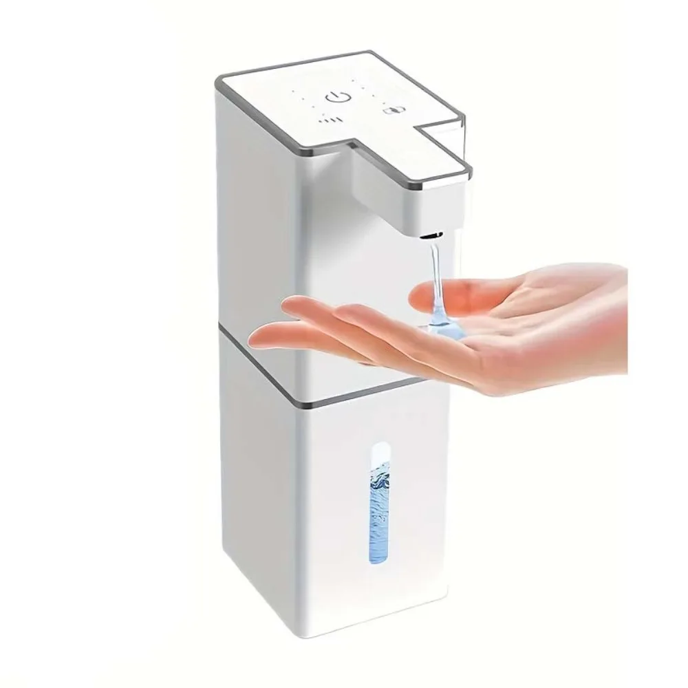380ml Capacity Automatic Sensor Soap Dispenser USB Rechargeable Liquid/Foam Hand Sanitizer Dispenser with Adjustable Volume