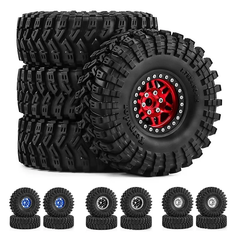 

Комплект колесных дисков и шин Big Size 125 мм 1.9 Beadlock для радиоуправляемых краулеров 1/10 Traxxas TRX4 RC4WD D90 Axial SCX10 Pro Capra Redcat MST